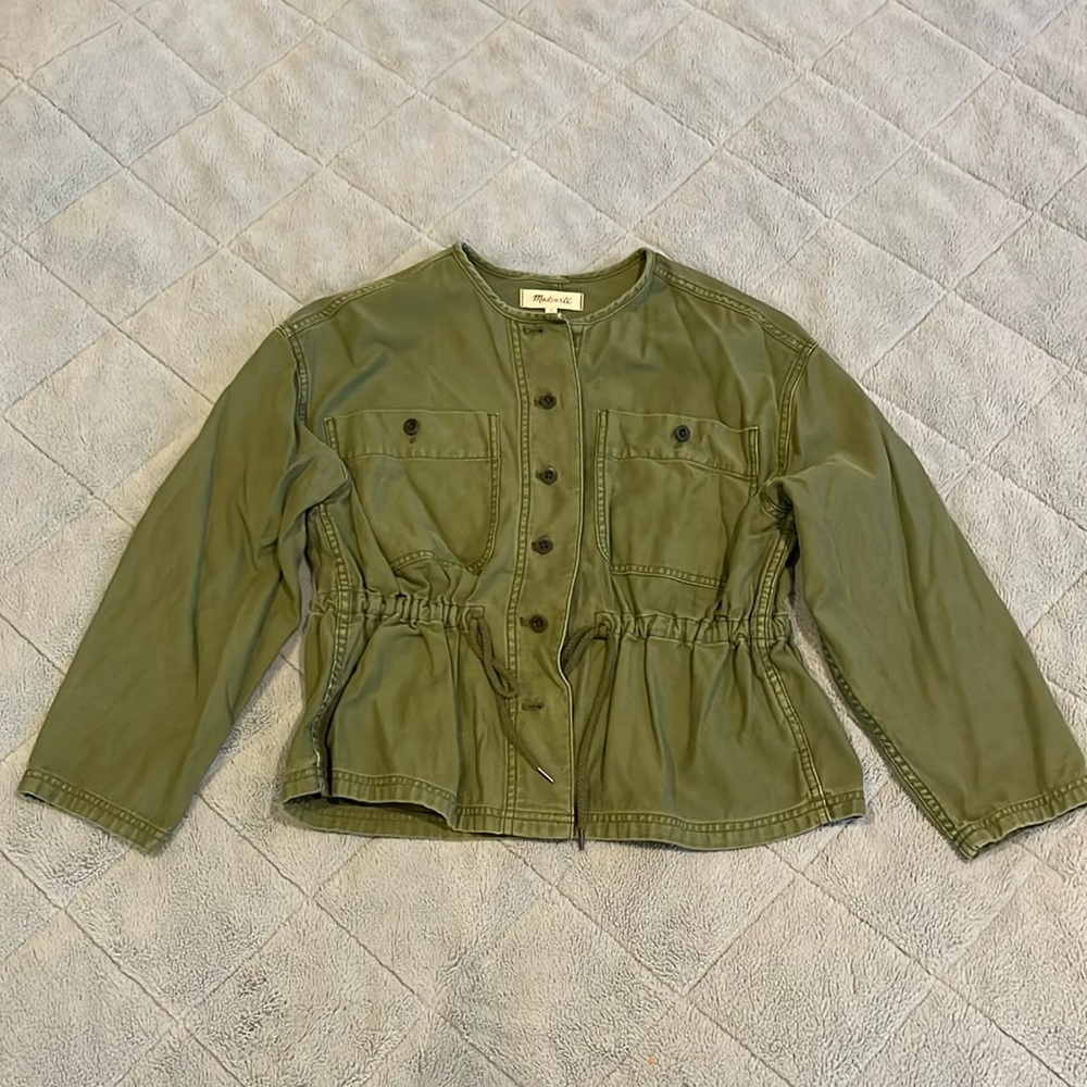 Madewell olive green jacket